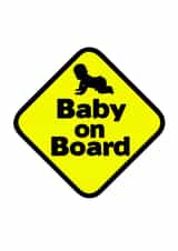 Baby on board created by @sammie.illustrates