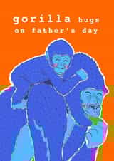 Gorilla hugs on Father’s Day  created by Charlotte Eldred