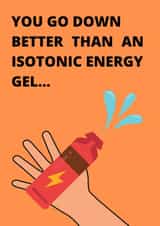 Cheeky energy gel Anniversary card created by Mad Funny