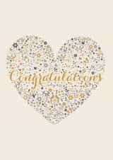 Congratulations - Engagement or Wedding card created by Ellie's Little Studio