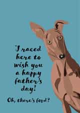 Greyhound Father's Day Card created by Sassy Sarah