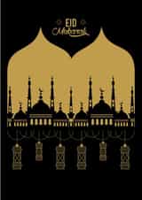 Eid Mubarak card created by BOO DESIGN