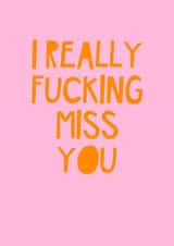 I really fucking miss you created by Jade Muat-Dodd