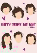 Funny Harry Styles Pun Card created by HipArtDesigns