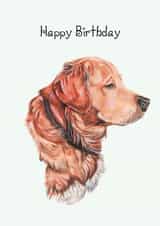 Dog Birthday card created by Jenna Catton Illustrations 