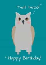 Owl birthday card created by DainaCrafts