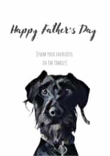 Happy Fathers Day from the dog created by Hare and Bear Design
