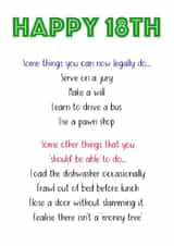 18th Birthday Guidance created by Shore Designs