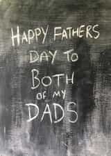 Happy fathers day to both of my dads. created by Hot Balloon Art