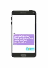 A Man of Few Words birthday card created by CallysGifts