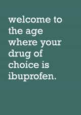 ibuprofen birthday card created by metoyou