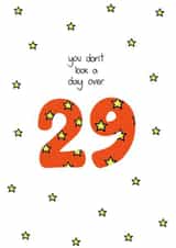 Milestone 30th Birthday Card created by Liv Groves Illustration