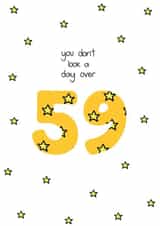 Milestone 60th Birthday Card created by Liv Groves Illustration