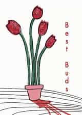 Best Buds Card created by Milklegs Co.