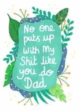 Funny Father's day card  created by Katie Brookes