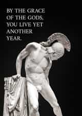 Mythological birthday card created by Inspire Inc