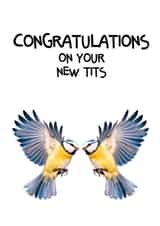 Boob job card created by cheeky monkey