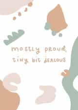 Abstract Congratulations Card created by Laura Jayne Lettering