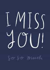 I Miss You Card created by ems le tocq