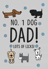 No.1 Dog Dad created by Luella York