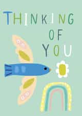 Thinking of you Card created by Sally Payne Design