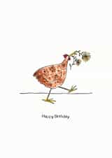 Happy Birthday Hen created by Catriona Phillips