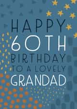 Happy 60th Birthday Grandad created by Juniper and Rose Studio