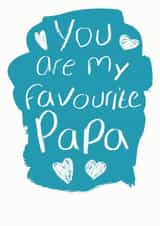Favourite Papa Father's Day card created by Alexia Claire