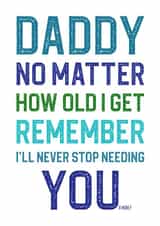 Funny Father's Day Card to Daddy created by The Merry Giraffe