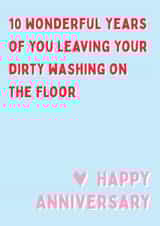 10 Wonderful Years - Anniversary Card created by @Laura Lonsdale Designs