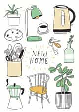 New Home household objects card created by Nic Farrell