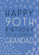 Happy 90th Birthday Grandad created by Juniper and Rose Studio