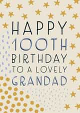 Happy 100th Birthday Grandad created by Juniper and Rose Studio