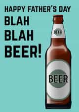 Happy Father's Day Beer card created by Doodle Dot Design Co