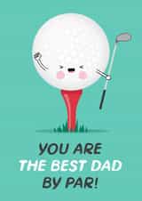 Best Dad By Par Father's Day Card created by Design By Day