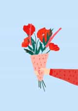 Pretty Contemporary Flower Bouquet created by Alice Clarke