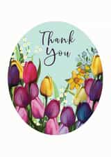 Thank you tulip Card created by HelenFaerieArt