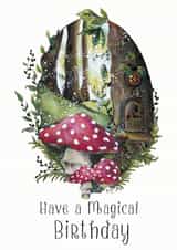 Magical Forest Birthday Card created by HelenFaerieArt