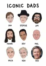 Personalised Father's Day Photo Card created by davidhydefierce - Funny Tv Soap Photo Card / Father's Day Card / Birthday Card - Iconic Dads