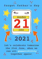 Forget Father’s Day 21st June card created by Charlotte Eldred