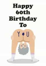 Rude 60th Birthday Card created by Studio Boketto