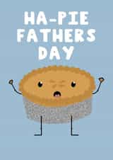 Happy Father’s Day pie card created by Jonny  Vinyl