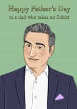 Funny No Schitt Father’s Day Card created by Lizzy B Draws.