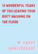 15 Wonderful Years - Anniversary Card created by @Laura Lonsdale Designs