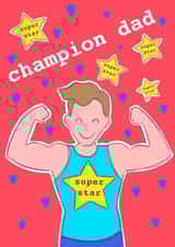 Father’s Day champion dad created by Charlotte Eldred