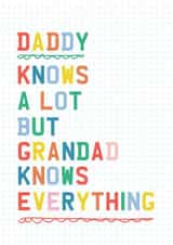 Clever Grandad Father's Day Card created by TillieMint