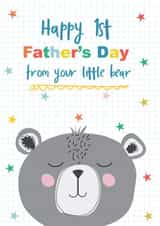 Little Bear First Fathers' Day Card  created by TillieMint
