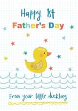 First Father's Day Card From Little Duckling created by TillieMint