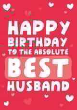 Best Husband Birthday Card created by Yasmin Atherton