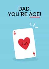 Dad You're Ace Playing Card created by ItsJessica